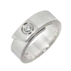 Cartier Anniversary #49 Ring Diamond 1P K18 WG White Gold 750