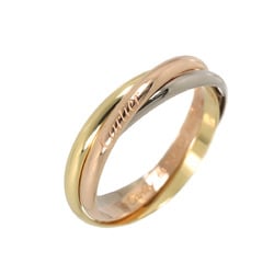 Cartier Trinity #69 Ring K18 YG WG PG 3-row Three Gold 3 colors 750