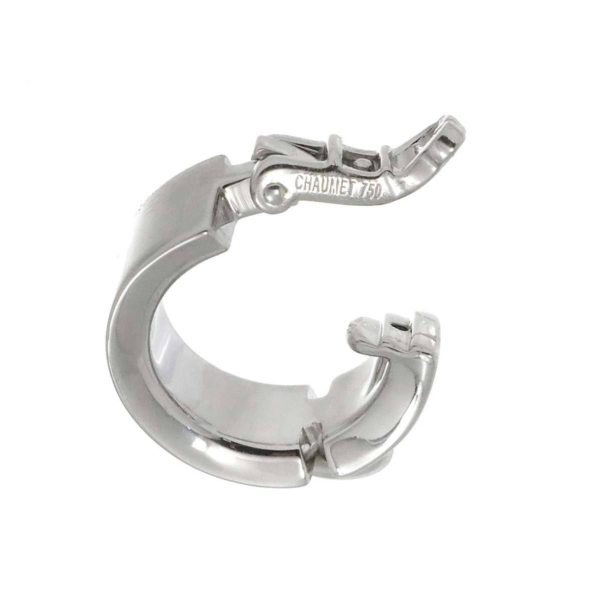 CHAUMET Lien Evidence Earrings K18 WG White Gold 750 One Ear Clip on