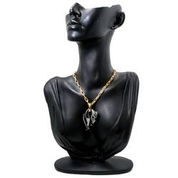 Cartier Panther Necklace 45cm K18 YG Yellow Gold 750 SV Silverium 800