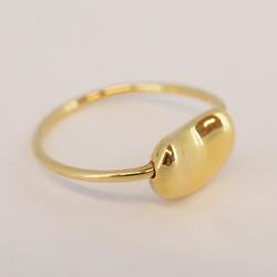 Tiffany Ring Bean K18YG Yellow Gold Ladies