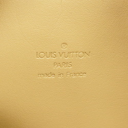 Louis Vuitton Handbag Vernis Tompkins Square M91149 Beige Women's