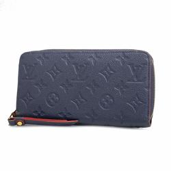 Louis Vuitton Long Wallet Monogram Empreinte Zippy M62121 Marine Rouge Men's Women's