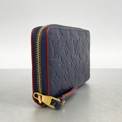 Louis Vuitton Long Wallet Monogram Empreinte Zippy M62121 Marine Rouge Men's Women's