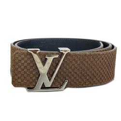 Louis Vuitton Belt Damier Santur LV Initial M6876 Brown Men's