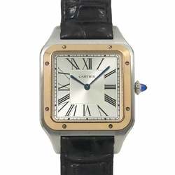 Cartier Santos Dumont XL Combi W2SA0017 Men's Watch Silver PG Hand-wound