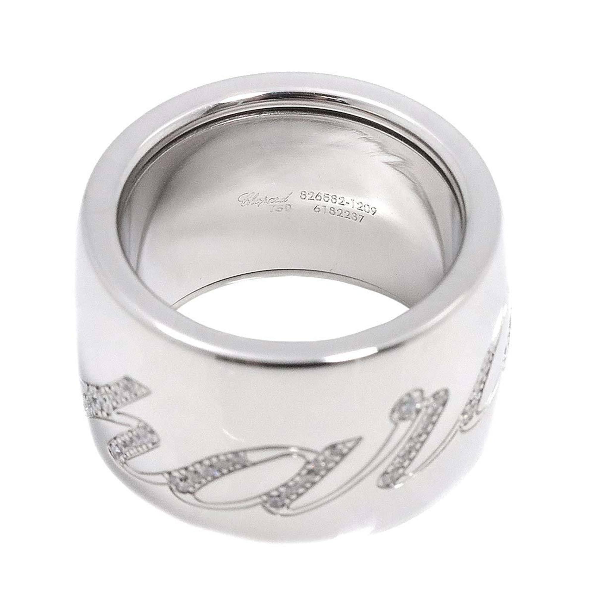 Chopard Dissimo Ring Diamond K18WG White Gold 750 Heart