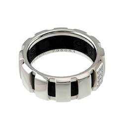 Chaumet Class One #52 Ring Diamond K18WG White Gold 750 Rubber