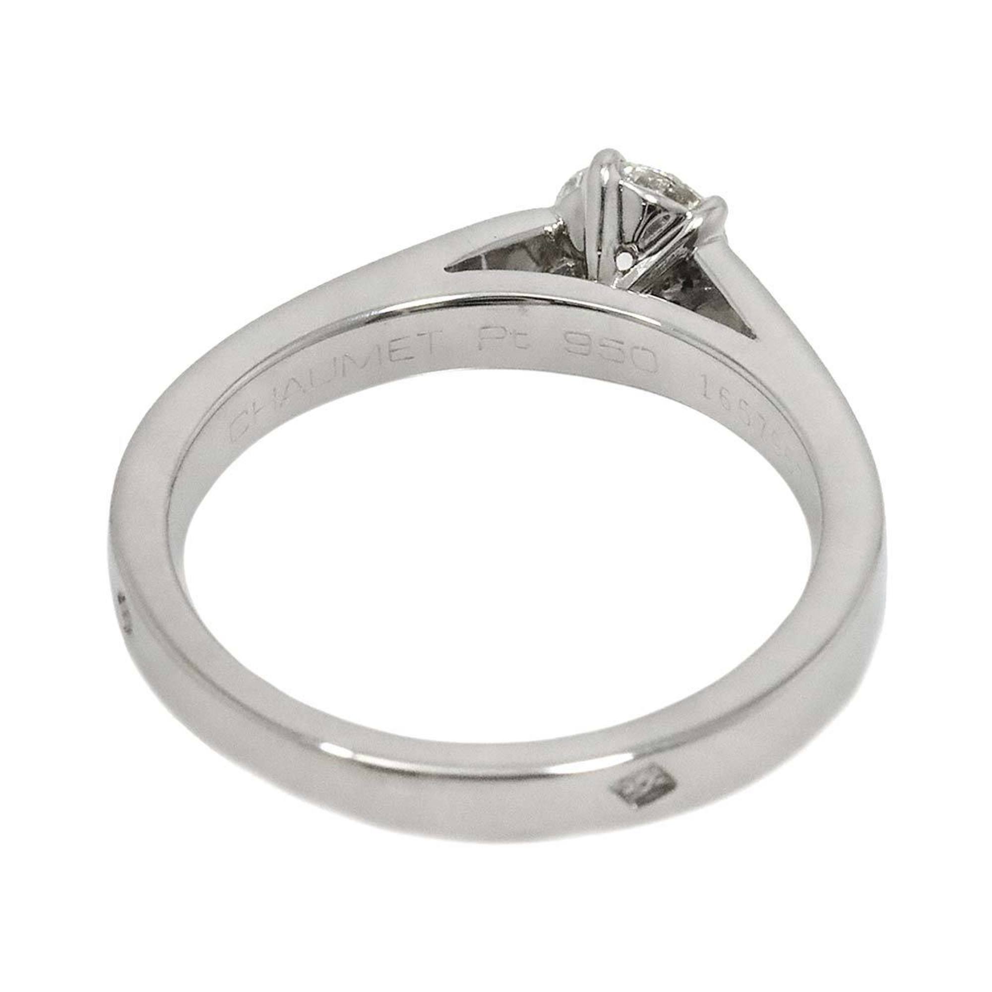 CHAUMET Frisson Diamond 0.39ct F VVS2 VG Ring Pt Platinum