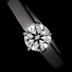 CHAUMET Frisson Diamond 0.39ct F VVS2 VG Ring Pt Platinum