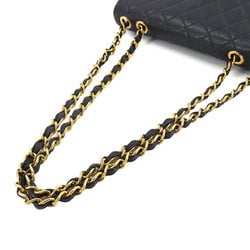 CHANEL Matelasse 30 Chain Shoulder Bag Caviar Skin Black Gold Hardware