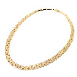 Cartier Maillon Panthere Full Diamond Necklace 40cm K18 YG Yellow Gold 750