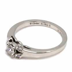 Cartier Ballerina Diamond 0.19ct D VVS2 VG #51 Ring Pt Platinum Ballerine