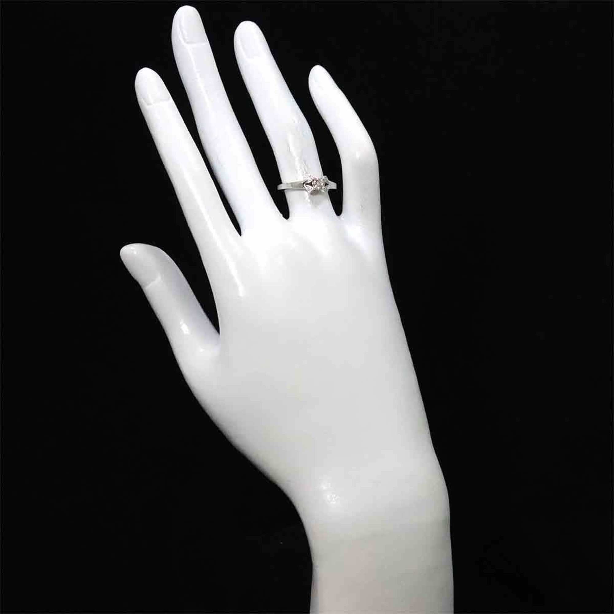 Cartier Ballerina Diamond 0.19ct D VVS2 VG #51 Ring Pt Platinum Ballerine