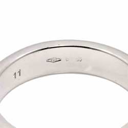 GUCCI Icon Print #11 Ring Diamond K18 WG White Gold 750 ICON