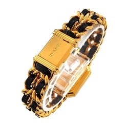 CHANEL Premiere L size H0001 Ladies watch Black Gold Quartz