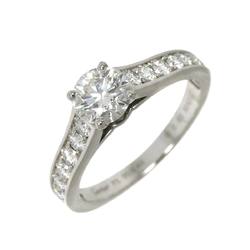 Cartier Solitaire Diamond 0.60ct G VVS1 EX #48 Ring Pt Platinum