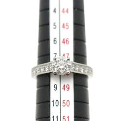 Cartier Solitaire Diamond 0.60ct G VVS1 EX #48 Ring Pt Platinum