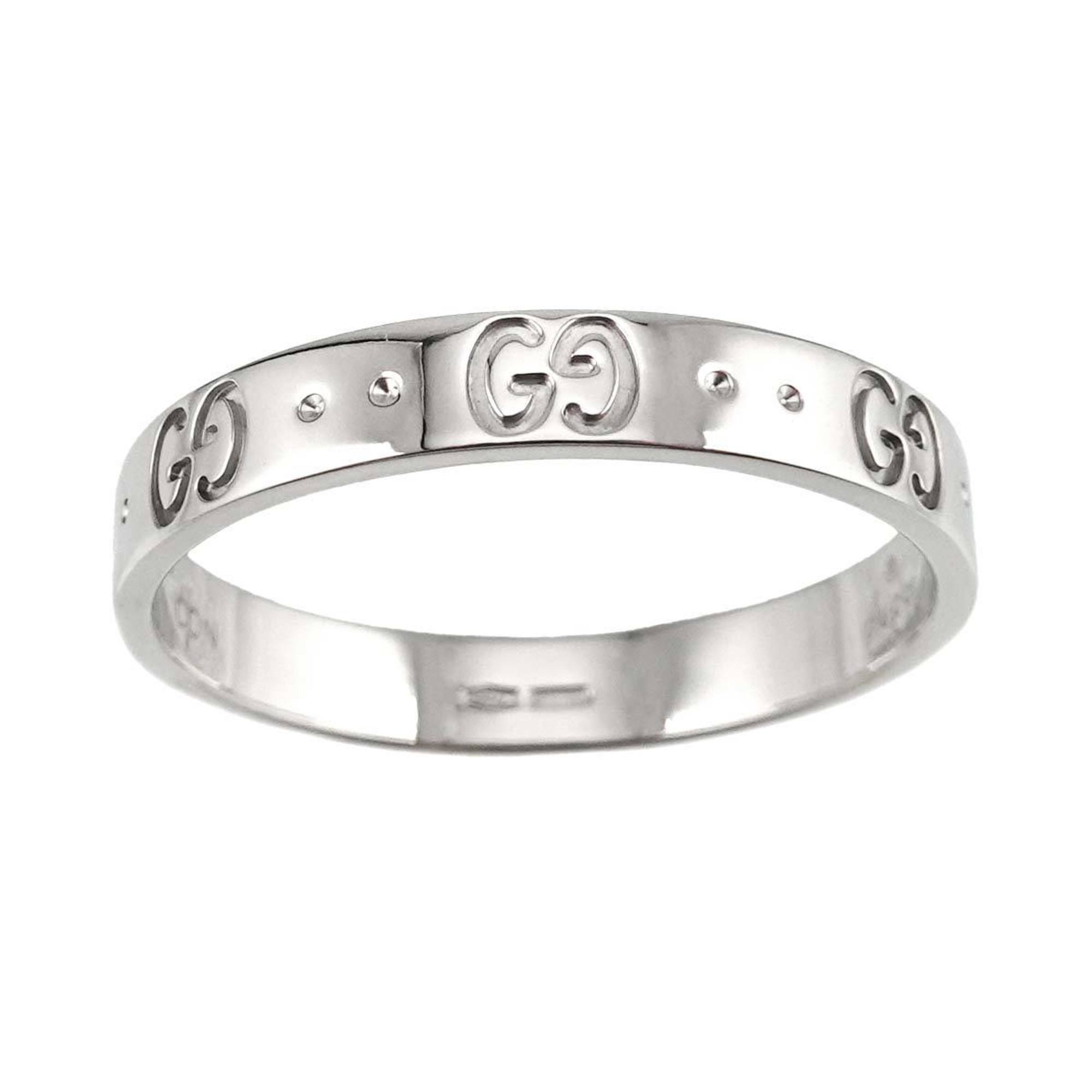 Gucci Icon #27 Ring, K18 WG White Gold 750, Ring