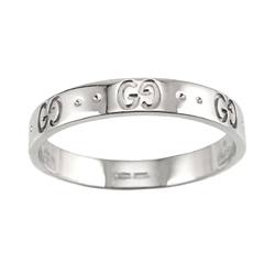 Gucci Icon #27 Ring, K18 WG White Gold 750, Ring