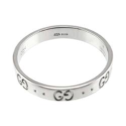 Gucci Icon #27 Ring, K18 WG White Gold 750, Ring