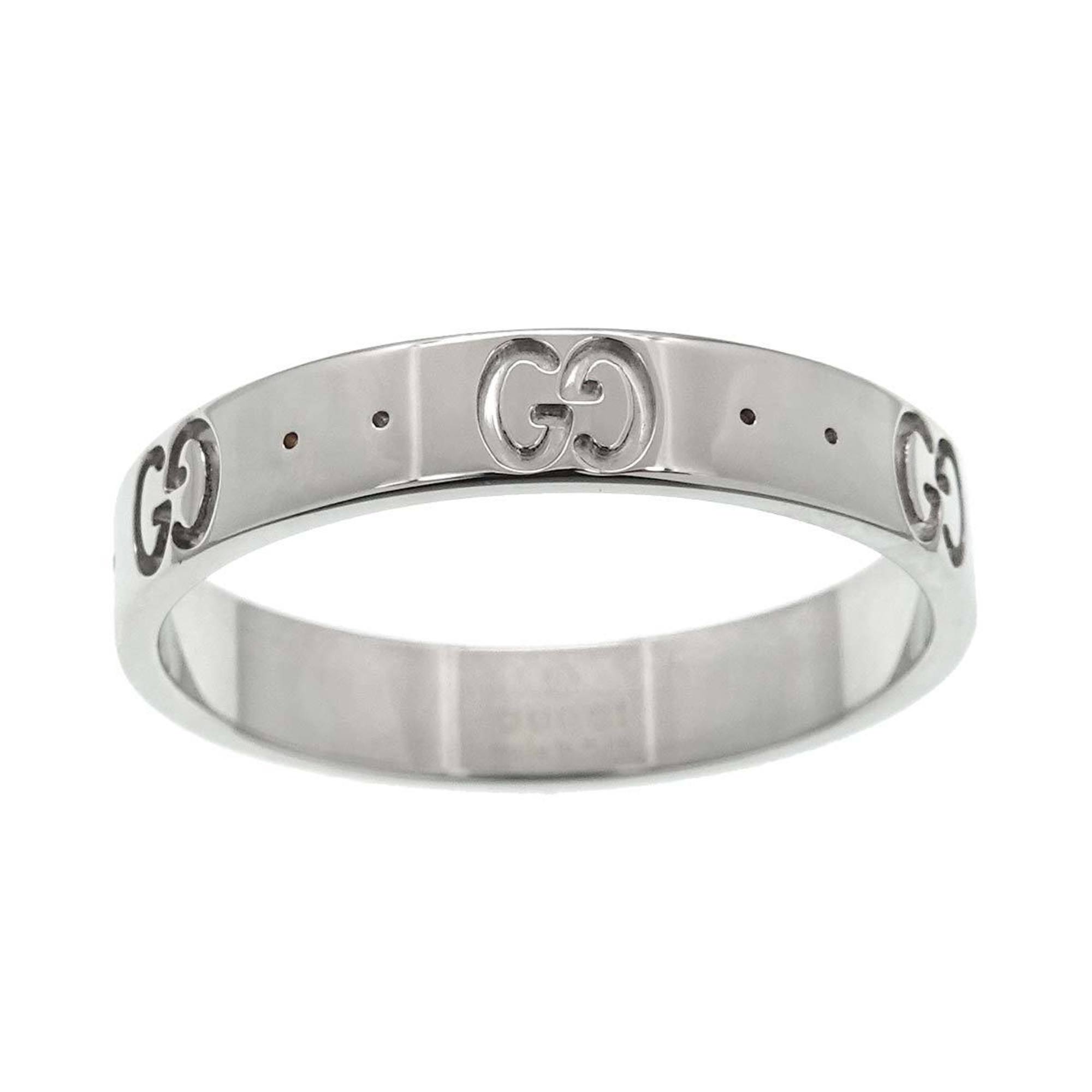 Gucci Icon #20 Ring, K18 WG White Gold 750, Ring