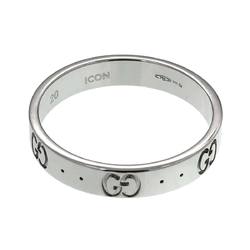 Gucci Icon #20 Ring, K18 WG White Gold 750, Ring