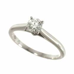 Cartier Solitaire Diamond 0.32ct H VS2 3EX #48 Ring Pt Platinum