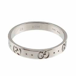 Gucci Icon #23 Ring, K18 WG White Gold 750, Ring