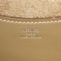 Hermes Handbag In the Loop 18 W Engraved Taurillon Clemence Etoupe Women's