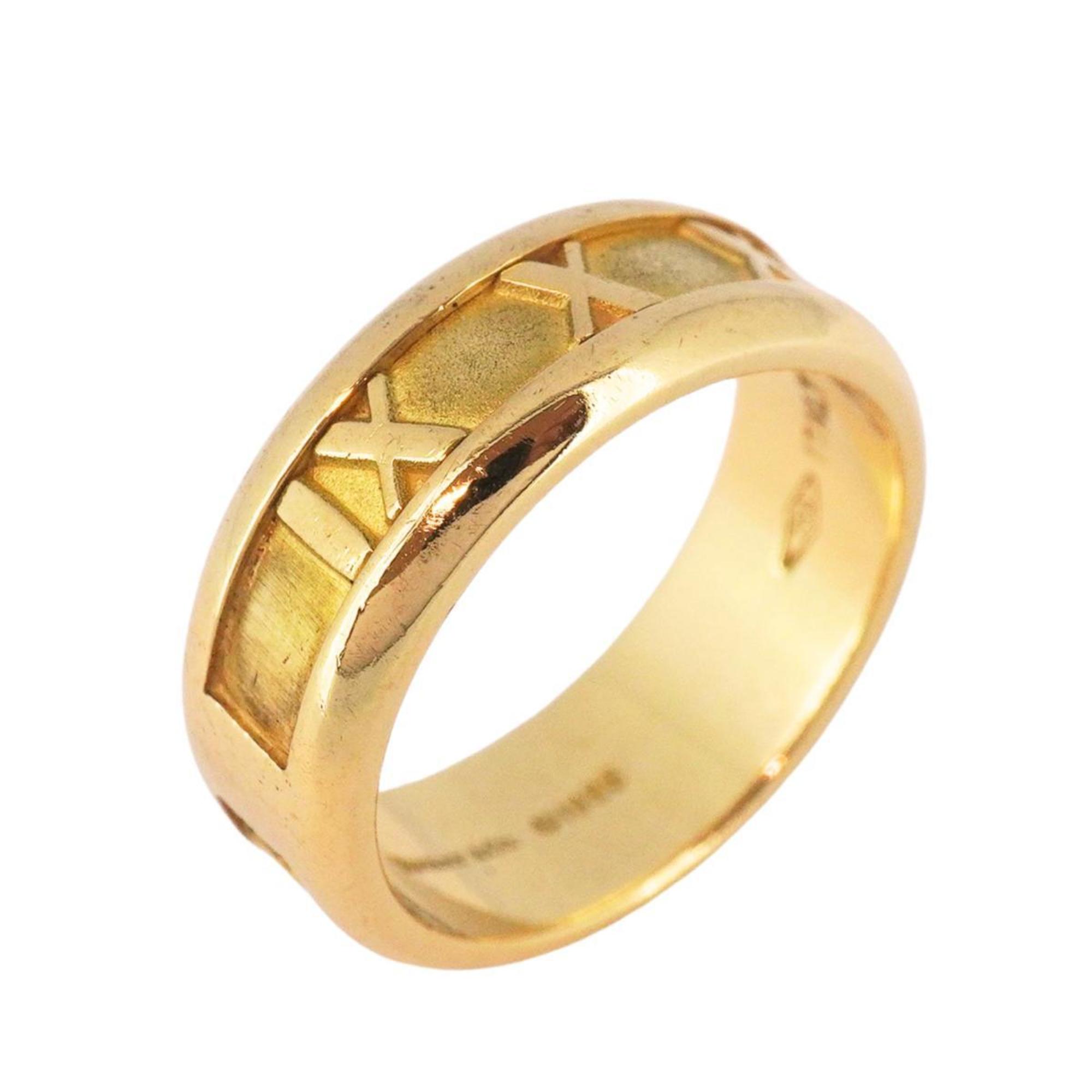 Tiffany Ring Atlas K18YG Yellow Gold Ladies