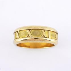 Tiffany Ring Atlas K18YG Yellow Gold Ladies