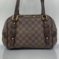 Louis Vuitton Shoulder Bag Damier Rivington PM N41157 Ebene Ladies