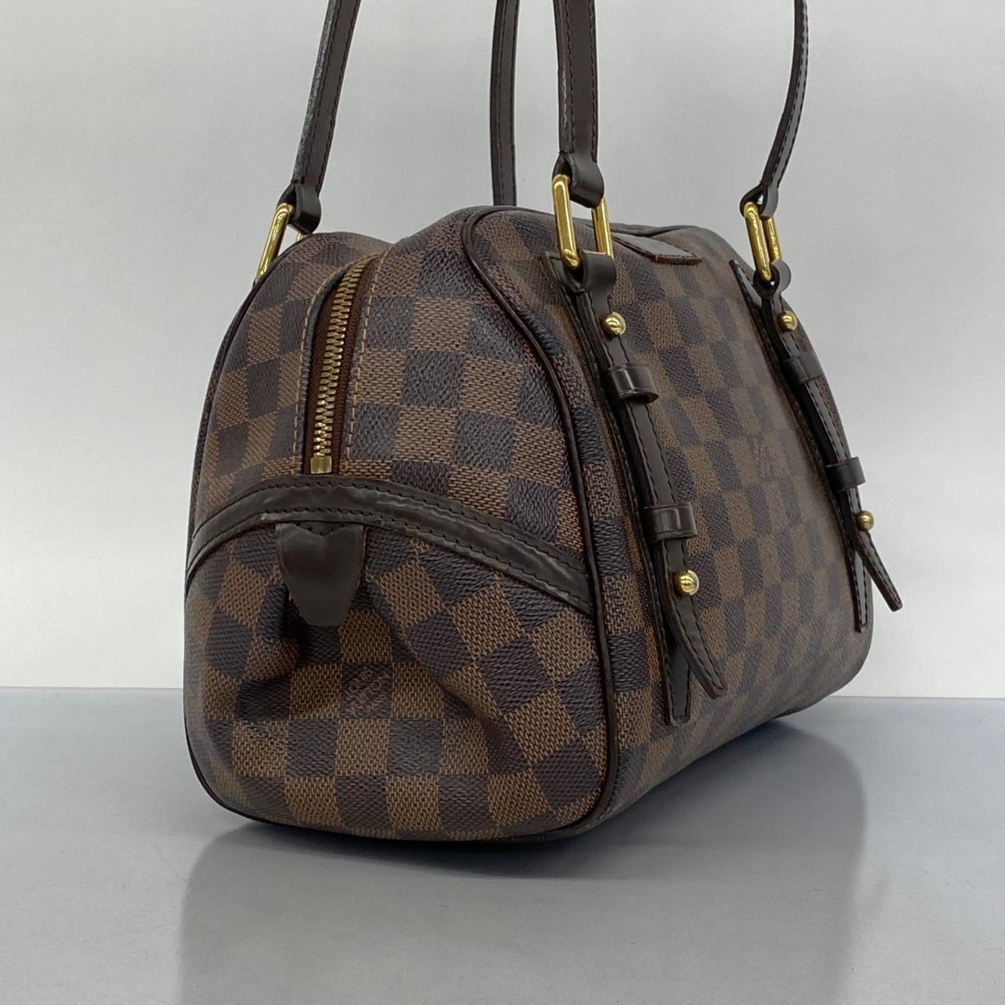 Louis Vuitton Shoulder Bag Damier Rivington PM N41157 Ebene Ladies