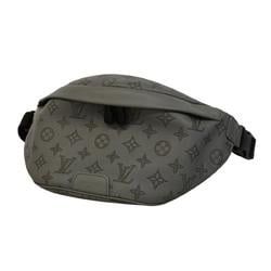 Louis Vuitton Body Bag Monogram Shadow Discovery Bum PM M46108 Grey Men's