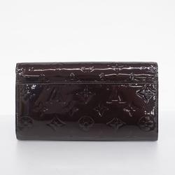 Louis Vuitton Long Wallet Vernis Portefeuille Sarah M90152 Amarante Ladies