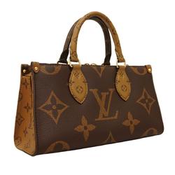 Louis Vuitton Handbag Monogram Reverse On The Go EW M46653 Brown Women's