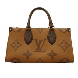 Louis Vuitton Handbag Monogram Reverse On The Go EW M46653 Brown Women's