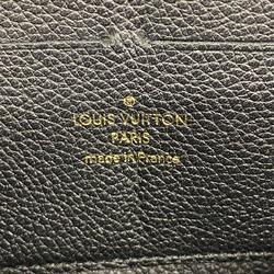 Louis Vuitton Long Wallet Monogram Empreinte Zippy M60571 Noir Ladies