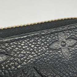 Louis Vuitton Long Wallet Monogram Empreinte Zippy M60571 Noir Ladies