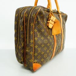 Louis Vuitton Boston Bag Monogram Sac 24R M41387 Brown Men's Women's