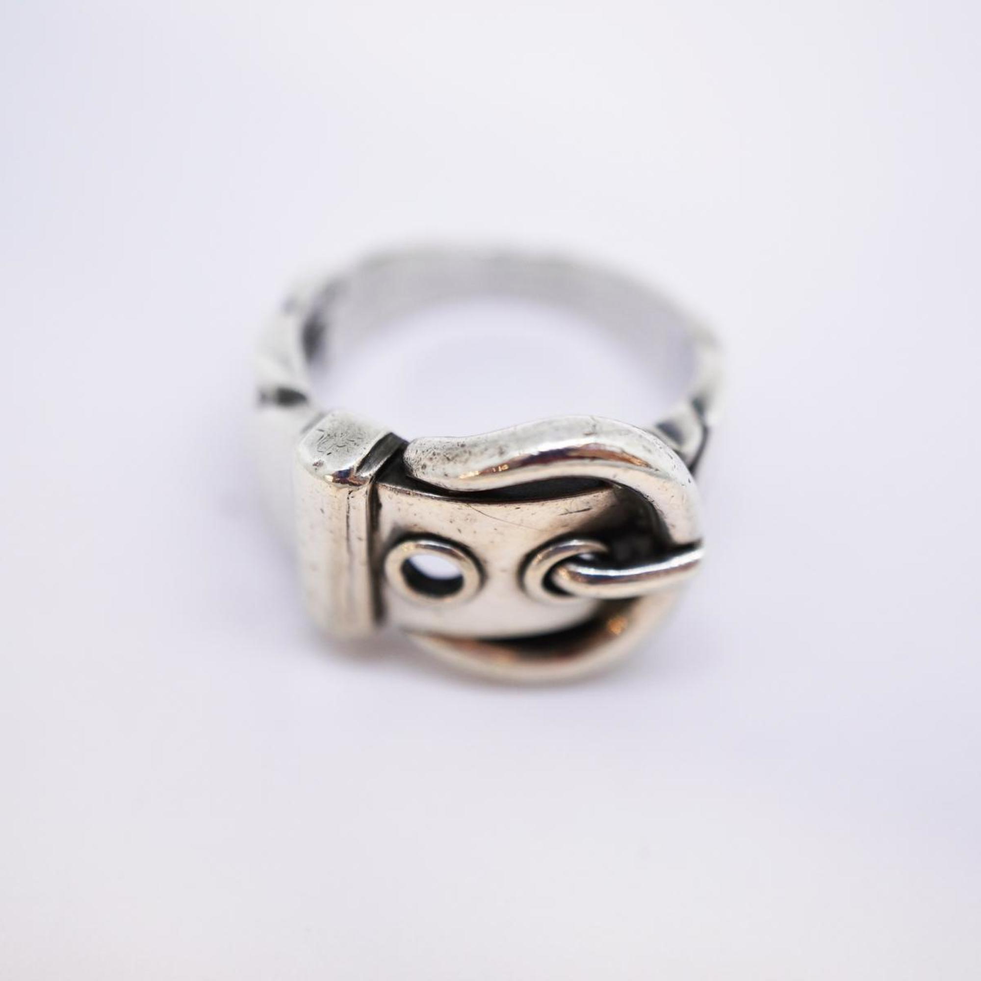 Hermes Ring Bouclesellier 925 Silver Men's Women's