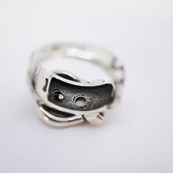 Hermes Ring Bouclesellier 925 Silver Men's Women's