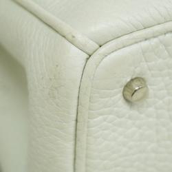 Christian Dior Handbag Diorissimo Leather White Women's