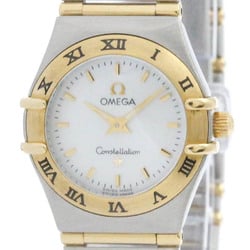 Polished OMEGA Constellation MOP 18K Gold Steel Quartz Watch 1262.70 BF574258