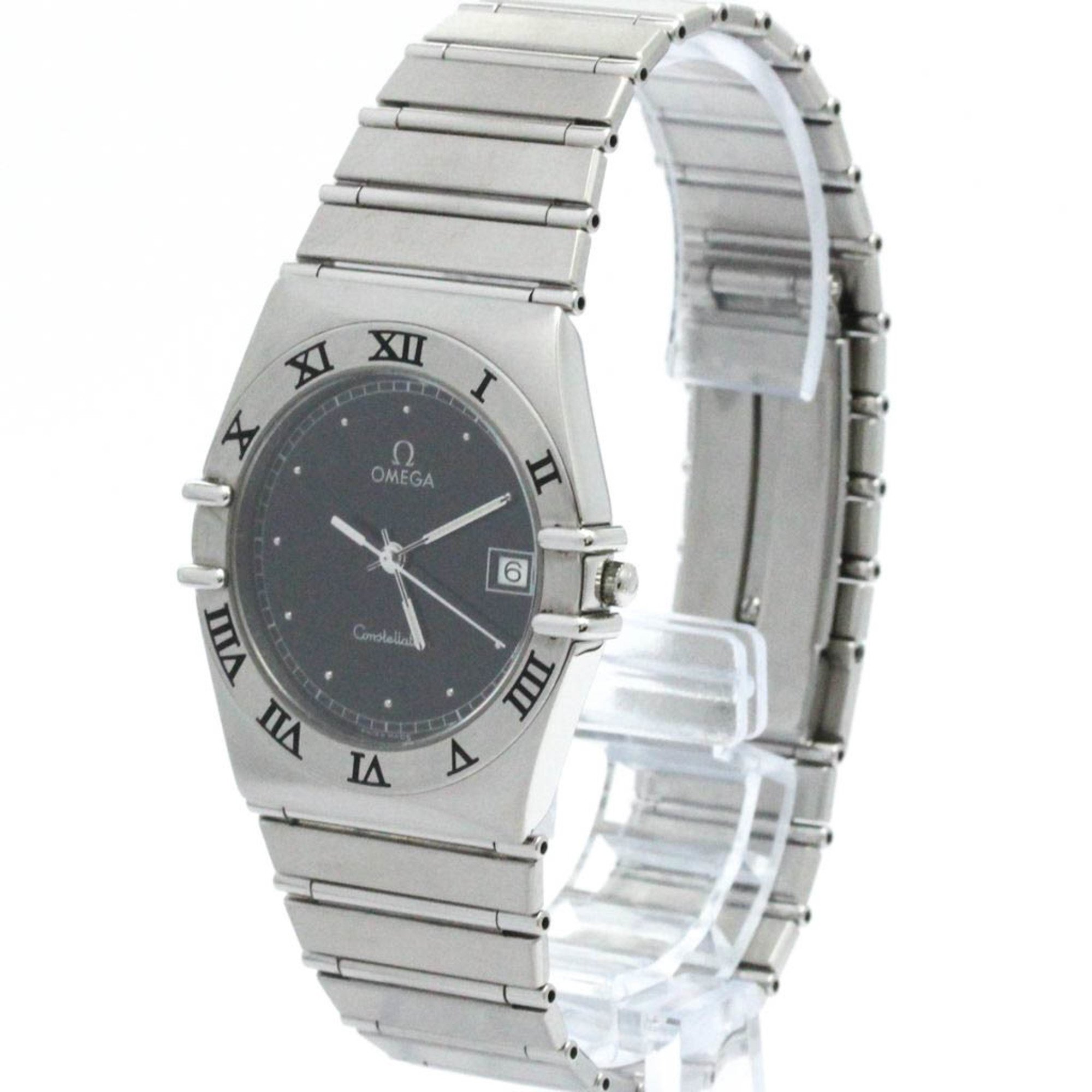 Polished OMEGA Constellation Stainless Steel Quartz Mens Watch 396.1070 BF574226