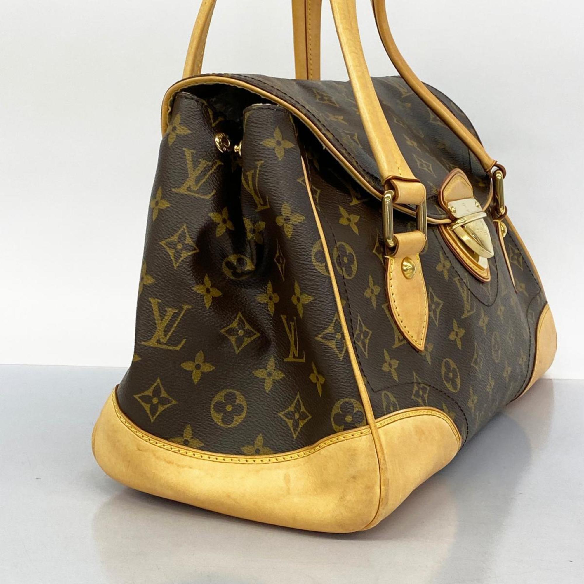 Louis Vuitton Handbag Monogram Beverly GM M40120 Brown Ladies