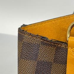 Louis Vuitton Shoulder Bag Damier NeoNoe N40213 Ebene Saffron Ladies