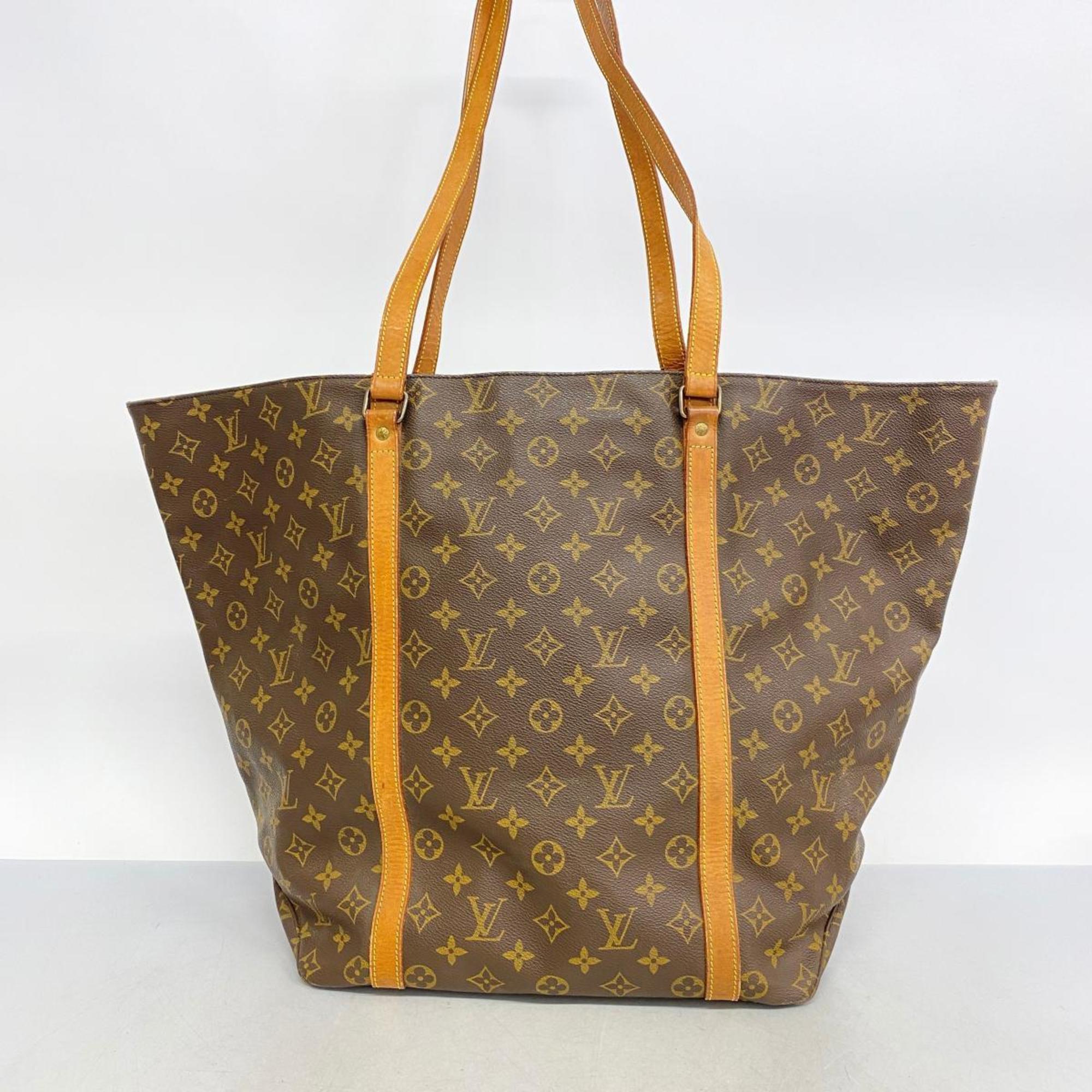 Louis Vuitton Tote Bag Monogram Sac M51110 Brown Women's