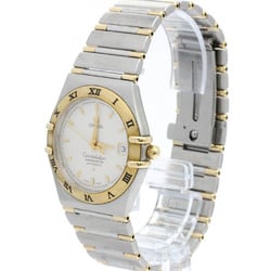 Polished OMEGA Constellation 18K Gold Steel Automatic Watch 1302.30 BF575791